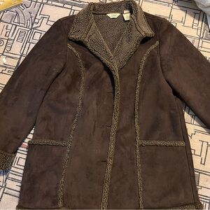 Brown Shearling Women's Coat